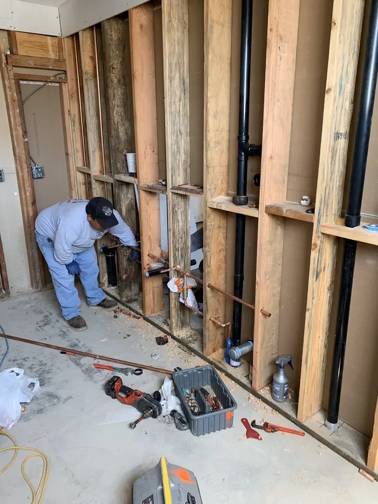 Commercial rough-in plumbing for Water Heater Replacement in Hurffville